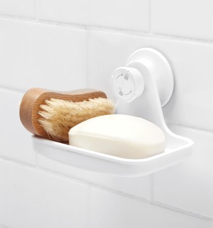 UMBRA FLEX GEL-LOCK SOAP DISH WHITE