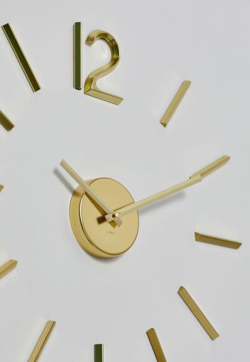 UMBRA BLINK Стенен часовник, златен