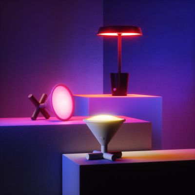 UMBRA CONO Портативна смарт лампа, цвят сиера