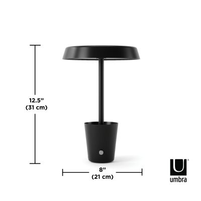 UMBRA CUP LAMP Смарт лампа, черен
