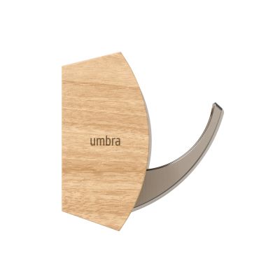 UMBRA Flip 3 Стенна закачалка, натурален