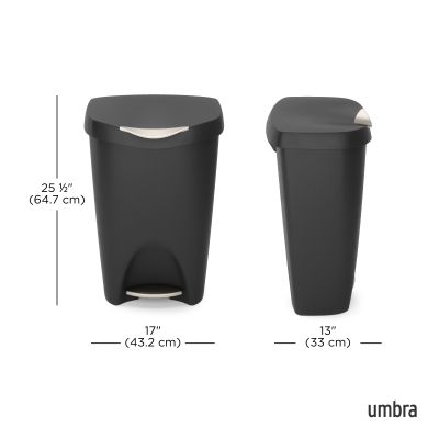 UMBRA BRIM STEP CAN 2PK 13G BLK/NKL