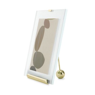 UMBRA FLUTE PICTURE FRAME 5X7 BRASS