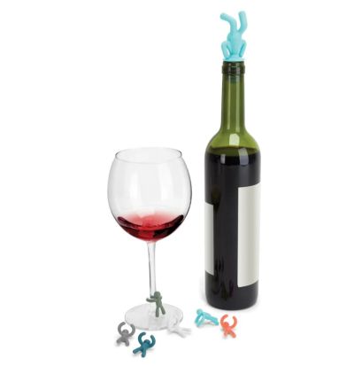 UMBRA DRINKING BUDDY  Тапа за бутилка + маркери