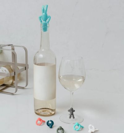 UMBRA DRINKING BUDDY  Тапа за бутилка + маркери