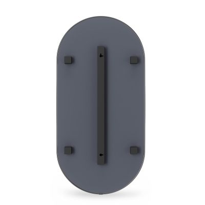 UMBRA HUBBA Овално огледало 45x91см., титан