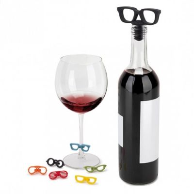 UMBRA GLASSES WINE  Тапа за бутилка + маркери
