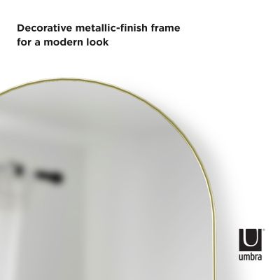 UMBRA HUBBA ARCHED LEANING MIR 20x62 BRASS