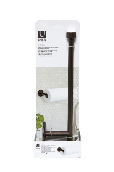 UMBRA CAPPA Стенна поставка за кухненска хартия, бронз